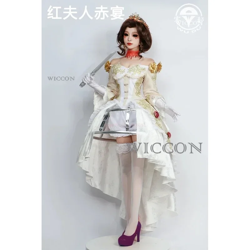 Game Identity V Bloody Queen Bloodbath Cosplay Costume Women Female Identity V Hunter Cos Mary Clothing Wig Halloween Carnival