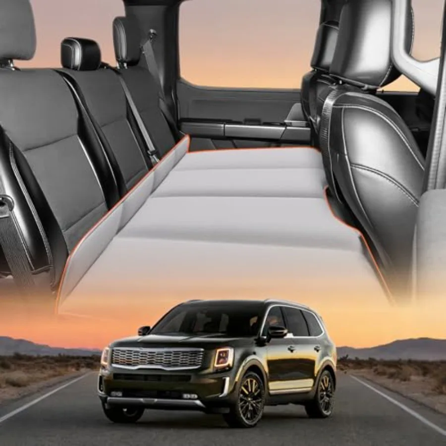 

Складной матрас для заднего сиденья автомобиля Kia Telluride, не надувной, легко чистится, удобен для хранения.