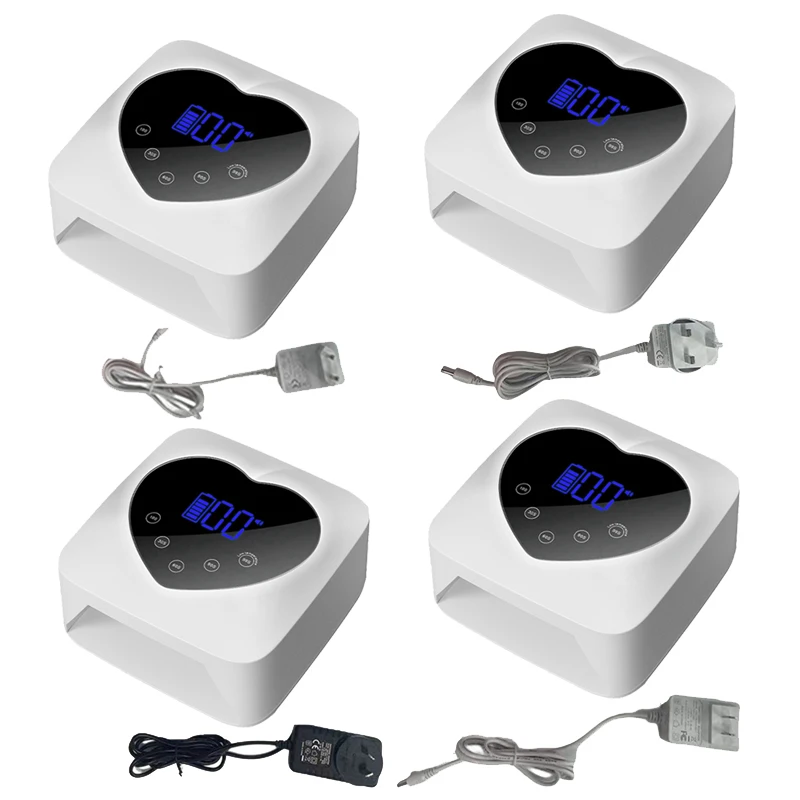 Nail Art Lamp Automatic Sensor LCD Display UV LED Nail Phototherapy Machine Lamp AU Plug