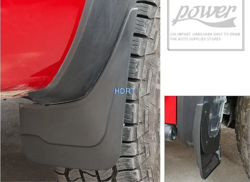 Mud Flaps For Great Wall GWM Poer 2019 + Car Style Mudflaps Splash Guards Mudguards Front And Rear Fenders Protector Accessories