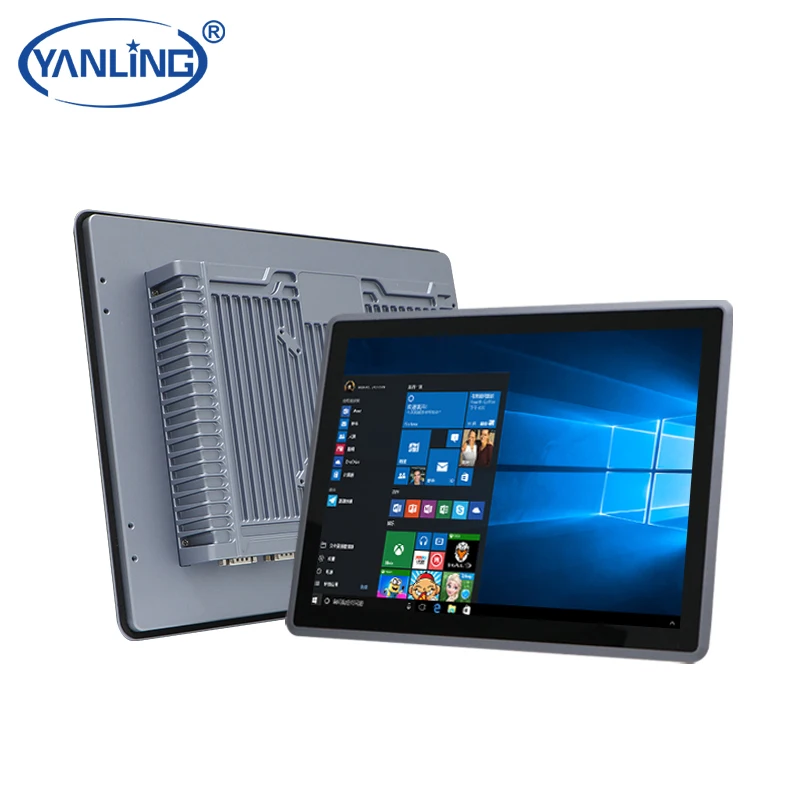 17inch Front Ip65 Industrial Panel PC Open Frame Capacitive Screen Panel PC J1900 I3 I5 I7 Industrial Panel PC