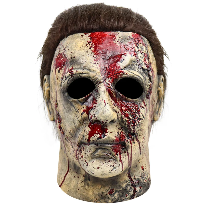 

2025 Cosplay Michael Myers Mask Special Costumes Accessory Horror Headgear Head Cover Mask For Adult