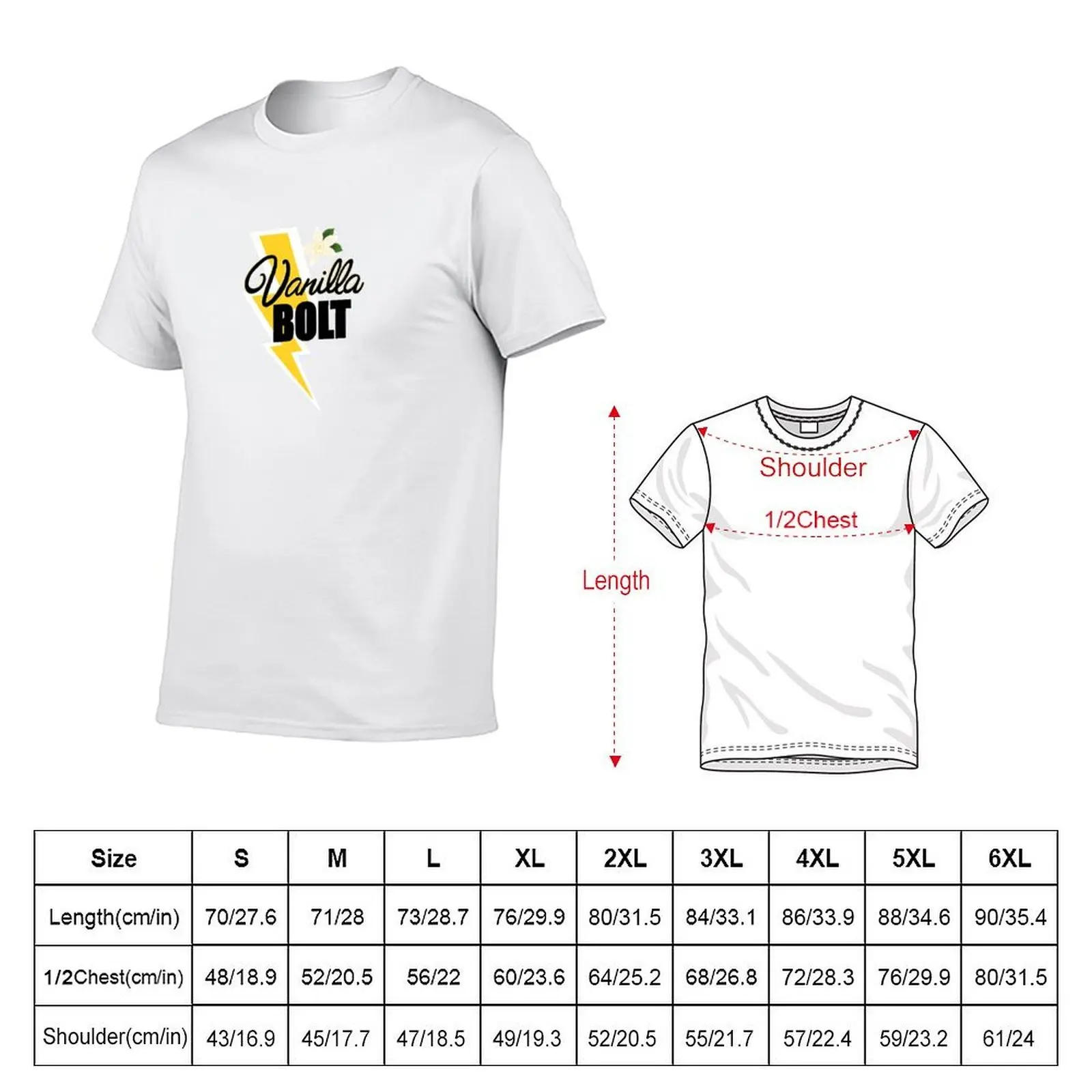 Vanilla Bolt T-Shirt vintage t shirts oversized graphic tee mens t shirt graphic