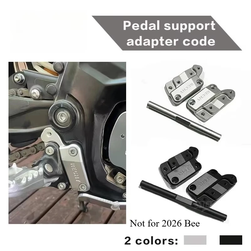 For Surron Ultra Bee Ultra Bee 2022-2025 Pedal Support Bracket CNC Aluminum Pedal Bracket Adjustable Pedal Support Adapter