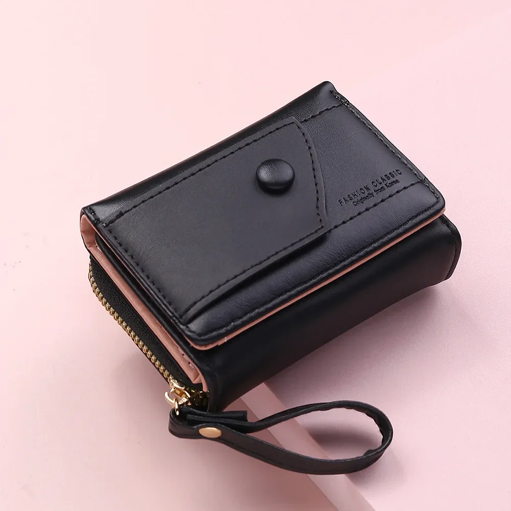 New Fashion Women Wallet PU Leather Ladies Small Pocket Coin Purse Female Hasp Mini Clutch Card Credit Wallets for Women