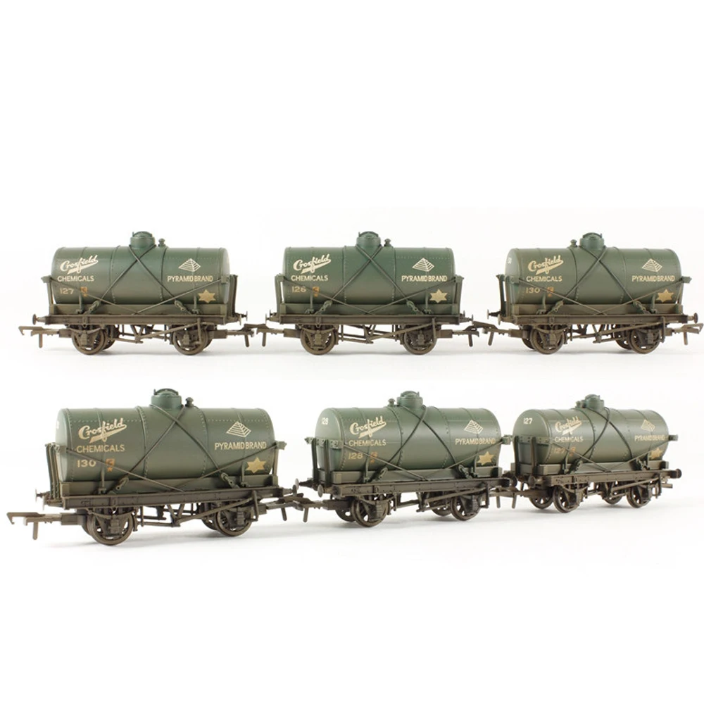 OO 1/76 Train Model European Style Metal Wheel Freight Car Model Multiple Styles Available Suitable for Sand Table Decoration