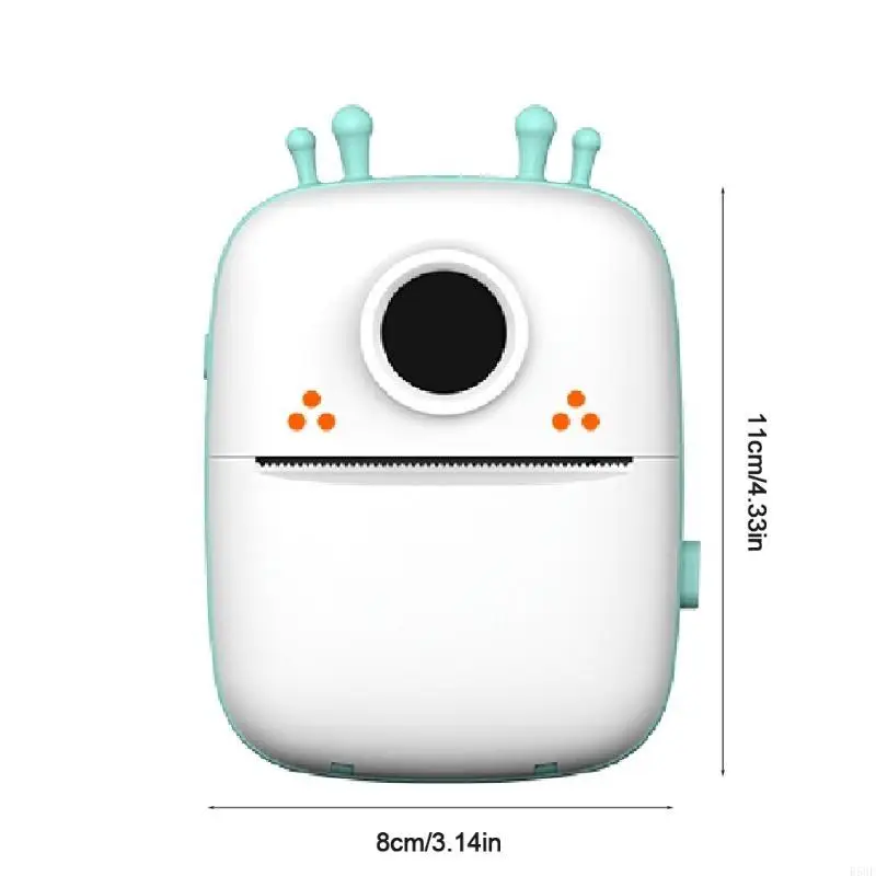 R58F MIni Thermal Label Printer Printing Paper BT-compatible 200DPI for Windows Phone Systems Printing Machin