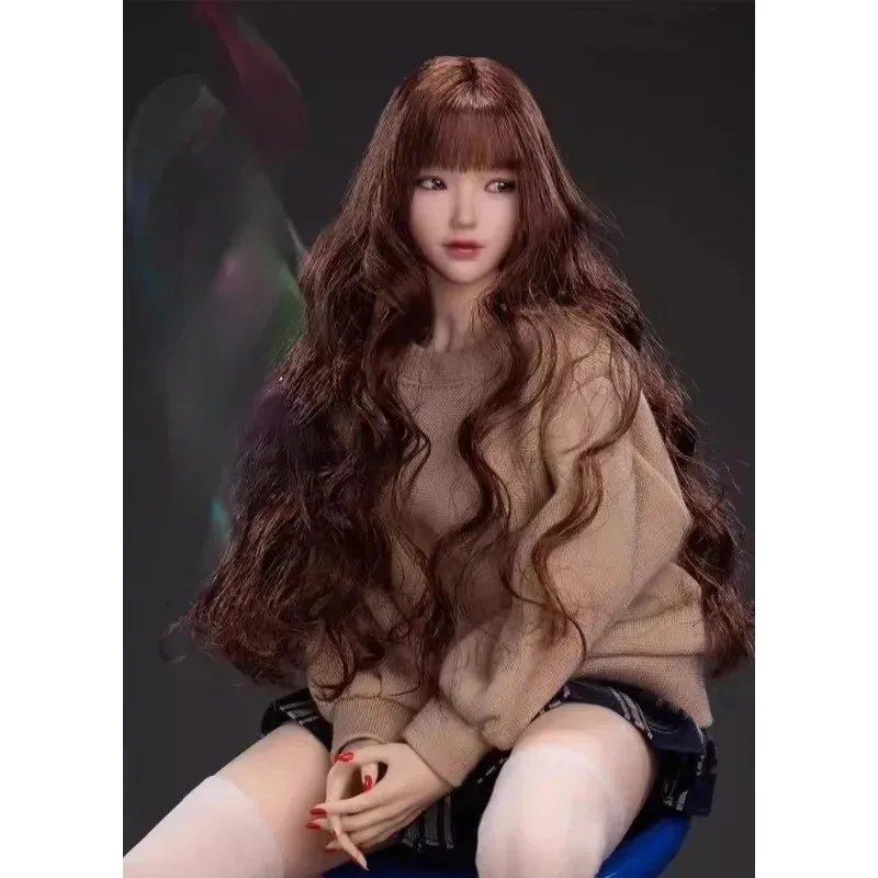 I8toys I8-H005 1/6 Schaal Xiaochun Zoe Mobiele Oog Hoofd Carving Vrouwelijke Soldaat Head Sculpt Model voor 12 "Action Figures Body