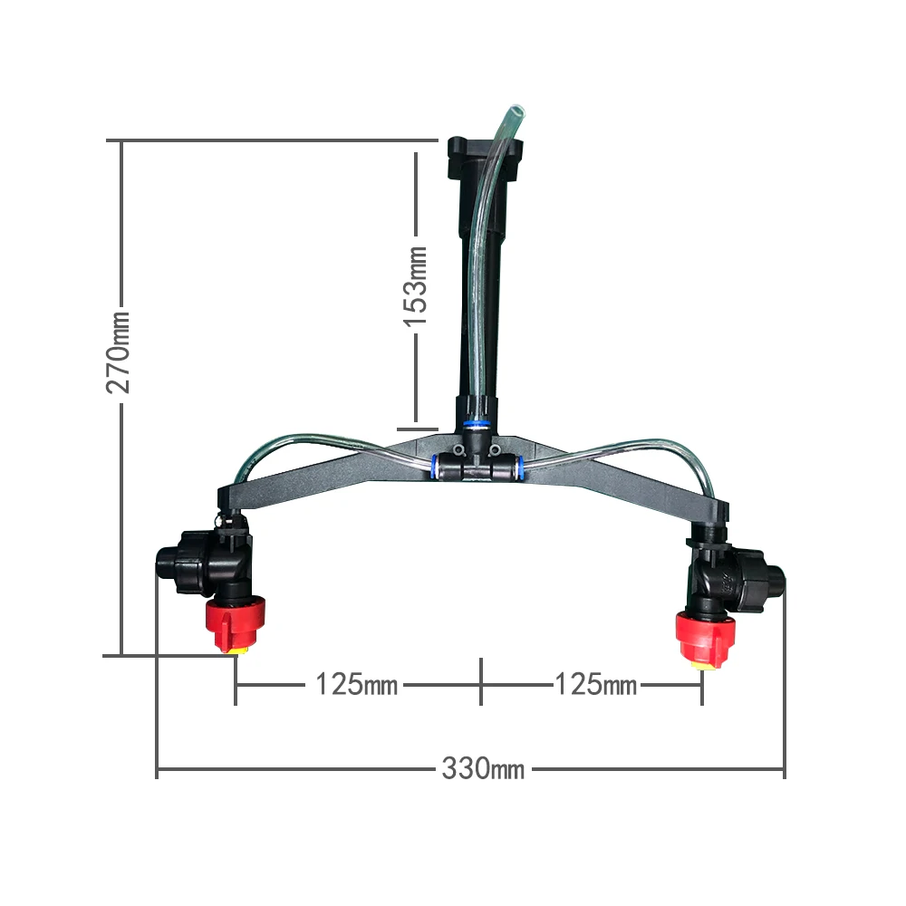 Agricultural Pesticide And Plant Unmanned Aerial Vehicle (uav) Extension Rod Nozzle Spray Atomizer Sector Drip