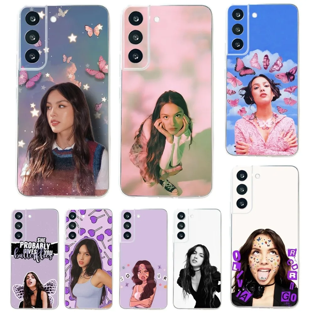 O-Olivia R-Rodrigo-S Phone Case For Samsung Galaxy A71,70,52,51,40,31,A50,30S,21S,Note20ultra Transparent Cover