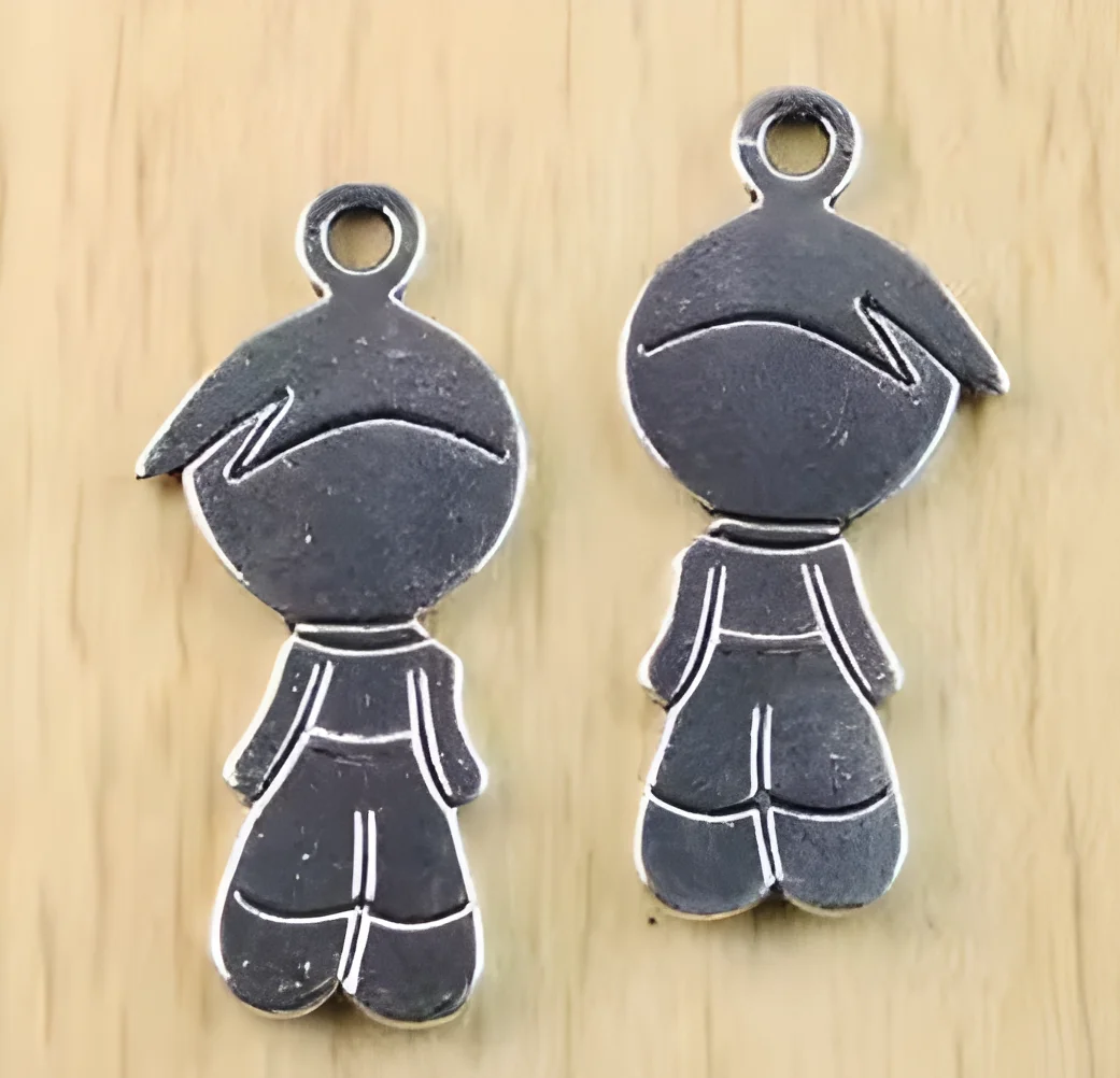 

10pcs 40x18mm Alloy matel tibetan silver cute pendants for jewelry findings HW1131H