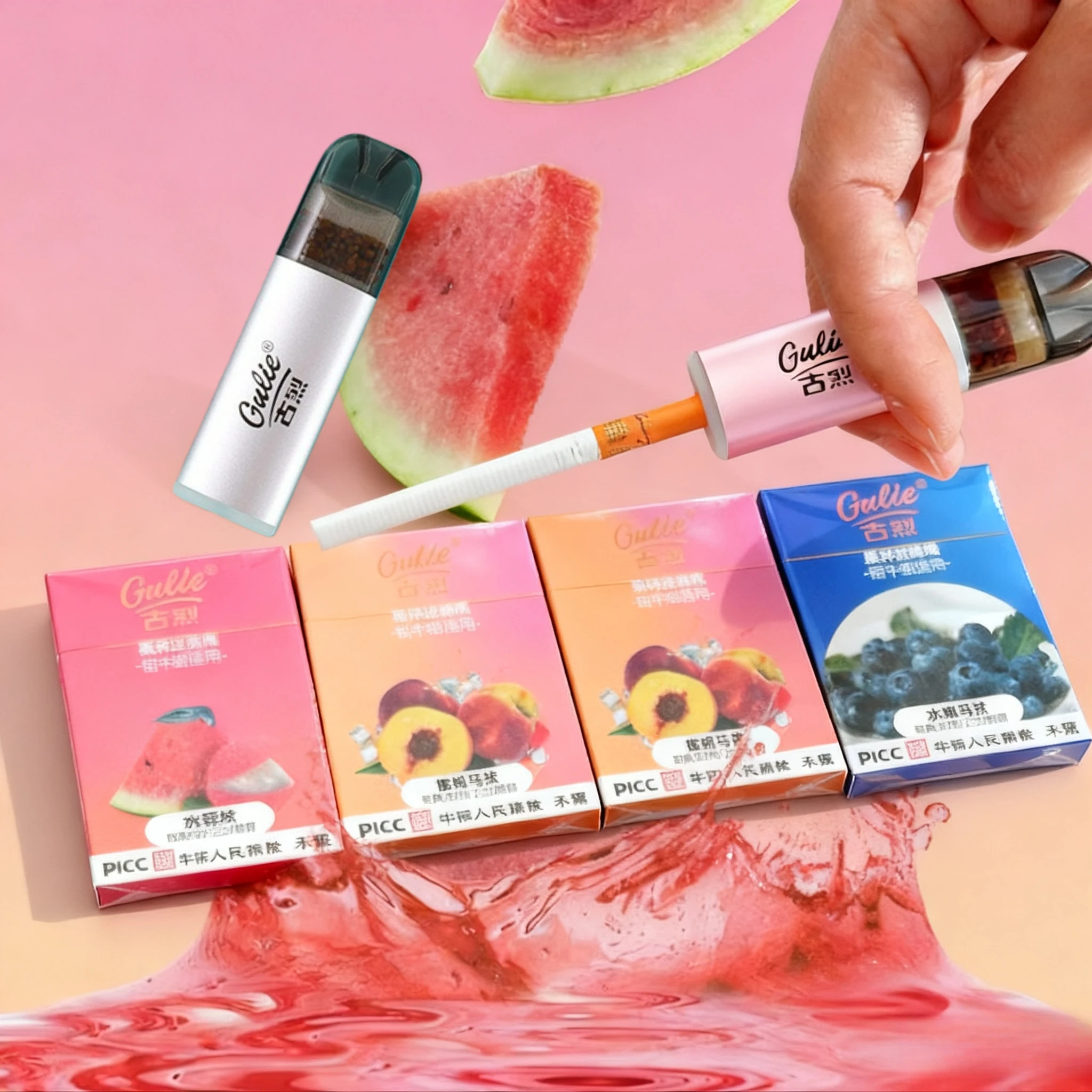 

Cigarette Holder Men and Women Fresh Fruit Flavor Disposable Filter Cigarette Holder Particles Coarse,Medium and Fine Three Uses