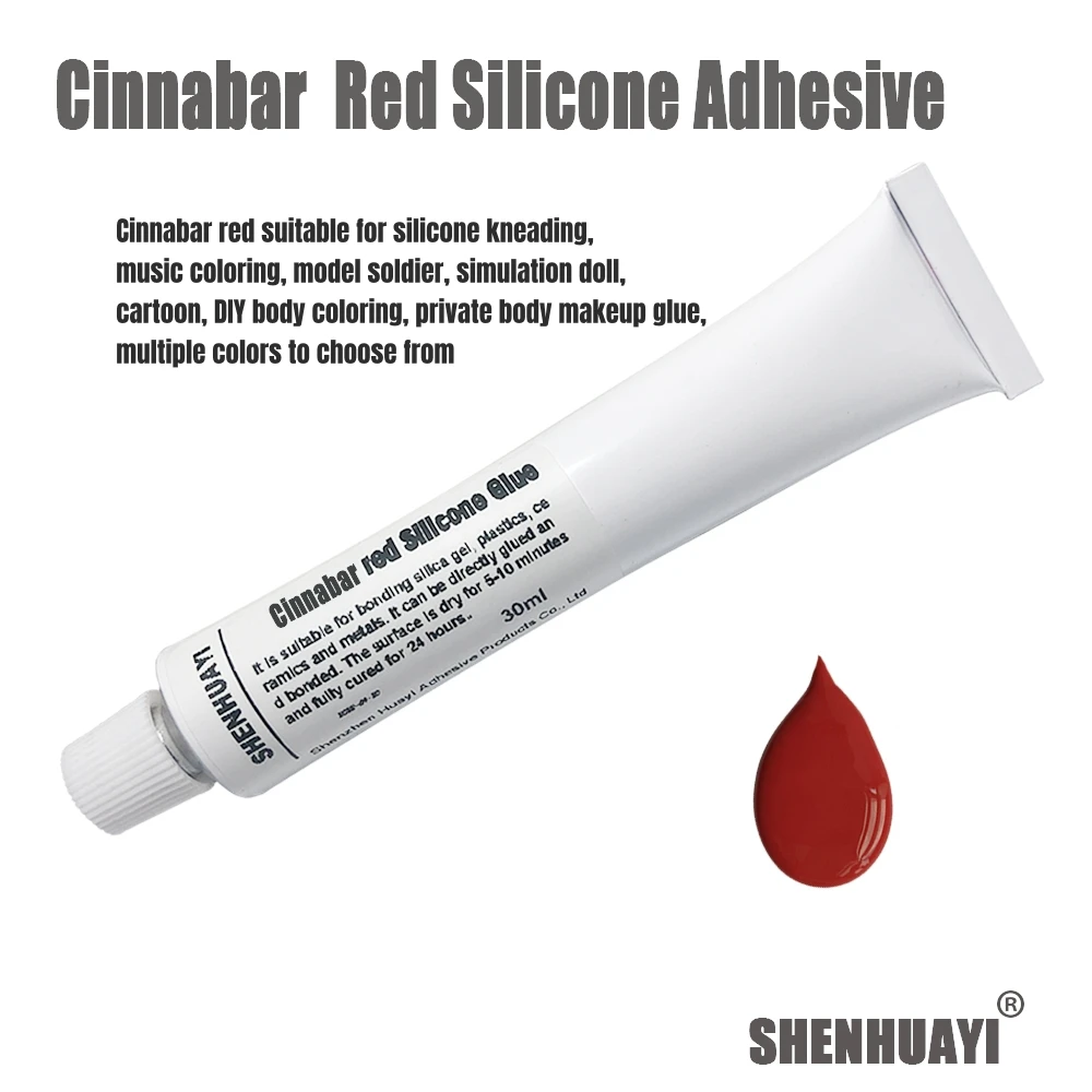 

Cinnabar Red Silicone Coloring Glue Doll Makeup And Beauty Glue Model Private Body Lower Body Areola Coloring Does Not Fade, Cra