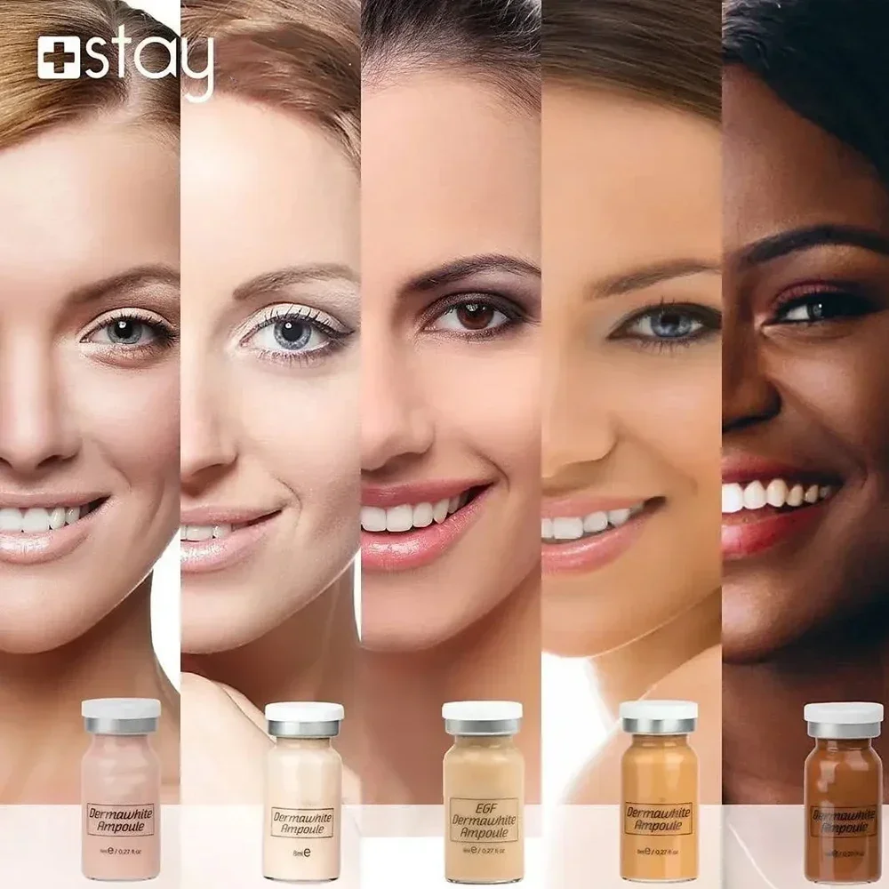 Korea Face 8ml Aufhellende BB-Creme Anfänger-Starterset Niacinamid/Peptid Faltenbekämpfende BB-Creme Hautpflege-Serum Schönheit – Detail 2