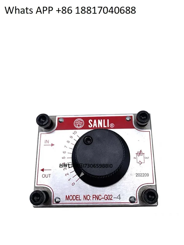 Válvula de flujo de válvula de control de velocidad hidráulica SANLI FNC-G02G03FKC-G02A-4FKC G03BL