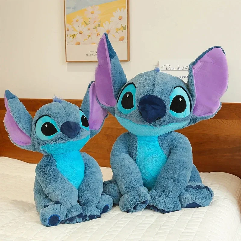 2025 Disney Stitch Angel Plush ของเล่น Kawaii Lilo & Stitch การ์ตูนตุ๊กตาตุ๊กตาความเครียดบรรเทาหมอน Comfort ของเล่นเด็ก Xmas ของขวัญ