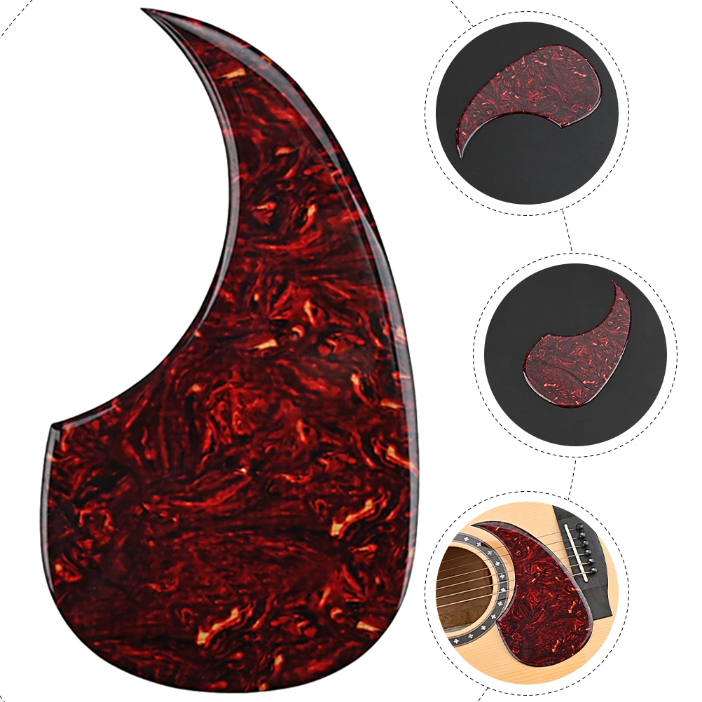 Guitar Pick Guard Sticker For Acoustic Sticker Electric Scraper Part Decal PVC Protect Board Nail Percussion InstrumentAccessory