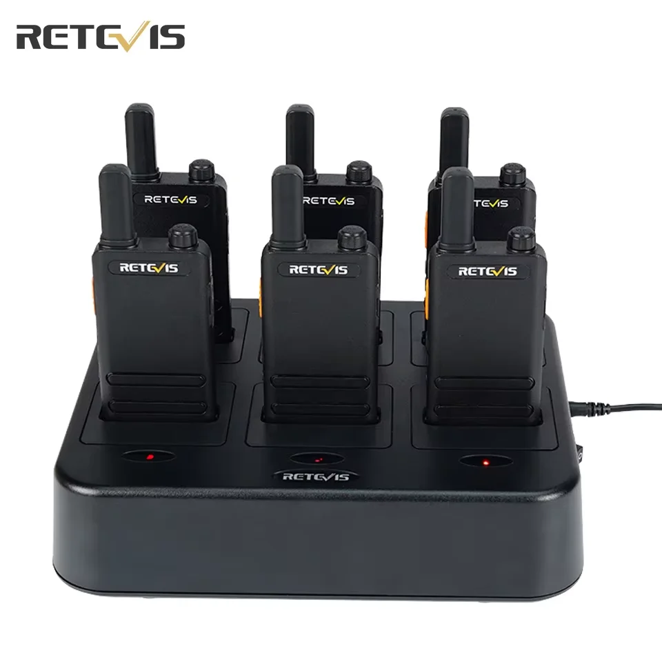 Retevis RT622P (B63)Mini Walkie Talkie Portable Walkie-talkie Type C Charge PMR446 FRS 2-Way Radio Station for Hotel Restaurant
