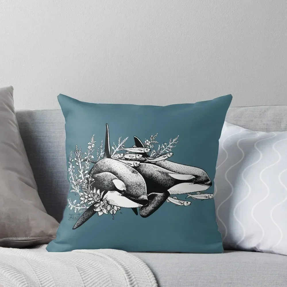 Orcas of Norway Throw Pillow Cushion Child Decorative Sofa Cushions pillow