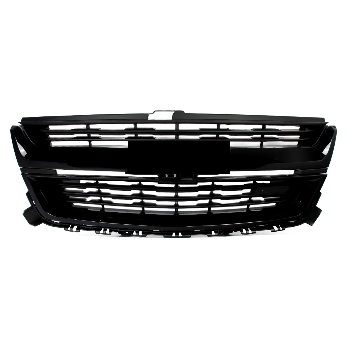 Magickit Car Front Bumper Grille Air Inlet Grill For Chevrolet Colorado Z71 2015-2020 Modified Grill Accessories Glossy Black