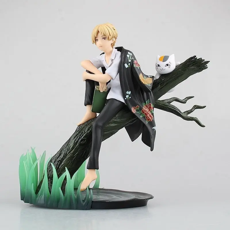 Figuras de Anime del libro de amigos de Natsume, 18cm, Natsume Takashi con Madara, colección de figuras, estatua, modelo, adorno de escritorio, juguetes, regalos