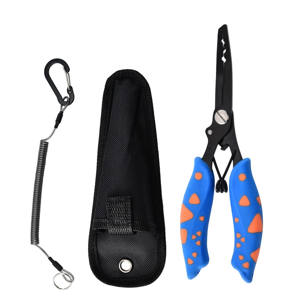 

Многофункциональные рыболовные плоскогубцы 17 см для удаления крючков и обрезки лески с чехлом-мешочком, инструменты и снаряжение для рыбалки