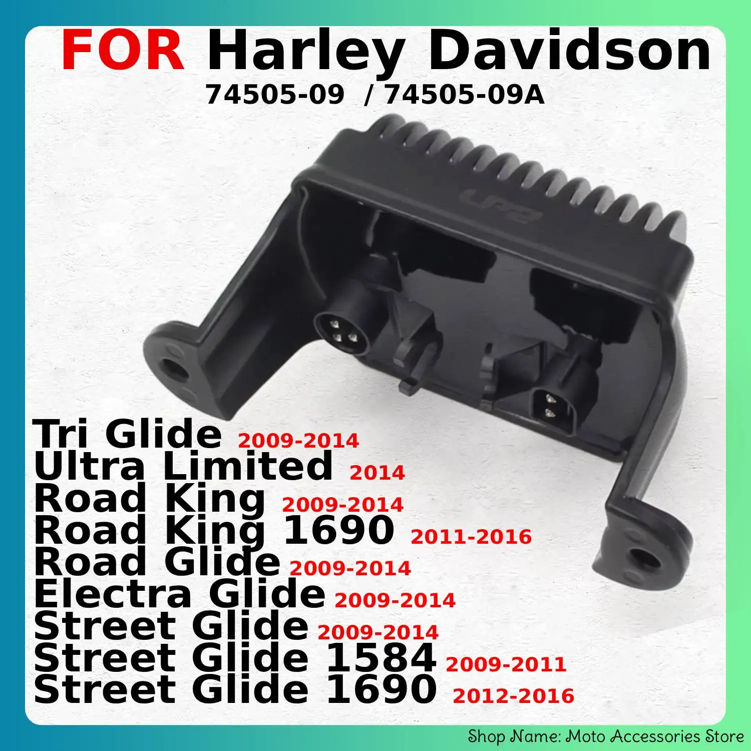 

Voltage Regulator Rectifier For Harley Davidson Road King 1690 Street Glide 1584 Electra Road King 74505-09 74505-09A