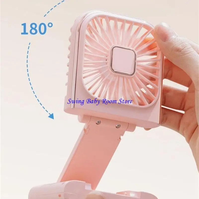 K1AD MINI المحمولة في الهواء الطلق مروحة اليد معلقة مروحة الرقبة USB شحن 3000 مللي أمبير في الساعة بطارية