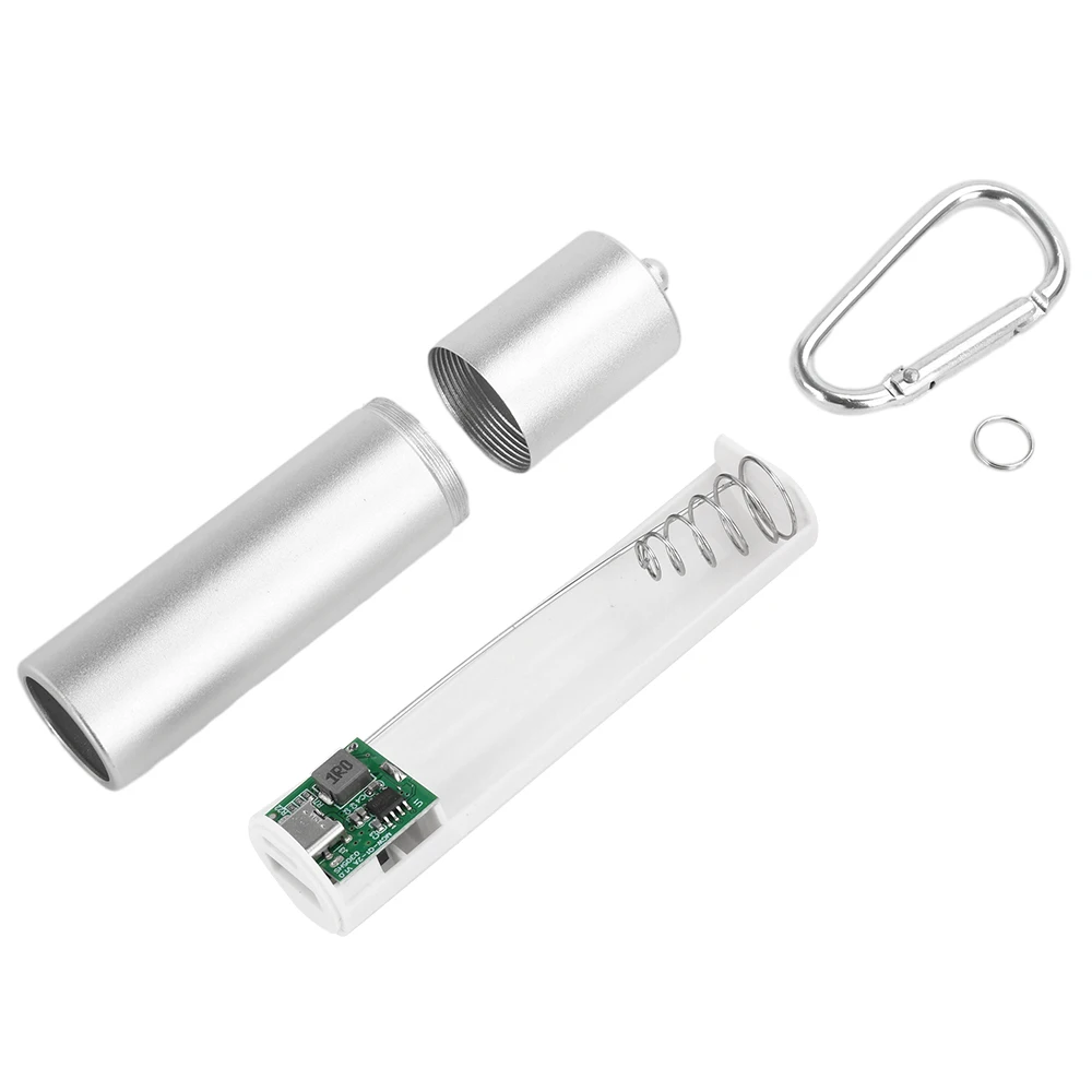 Portable Battery Box Type-C USB 5V 2A Power Bank Case for 21700/18650 Battery External DIY Charger Box Kit without Battery