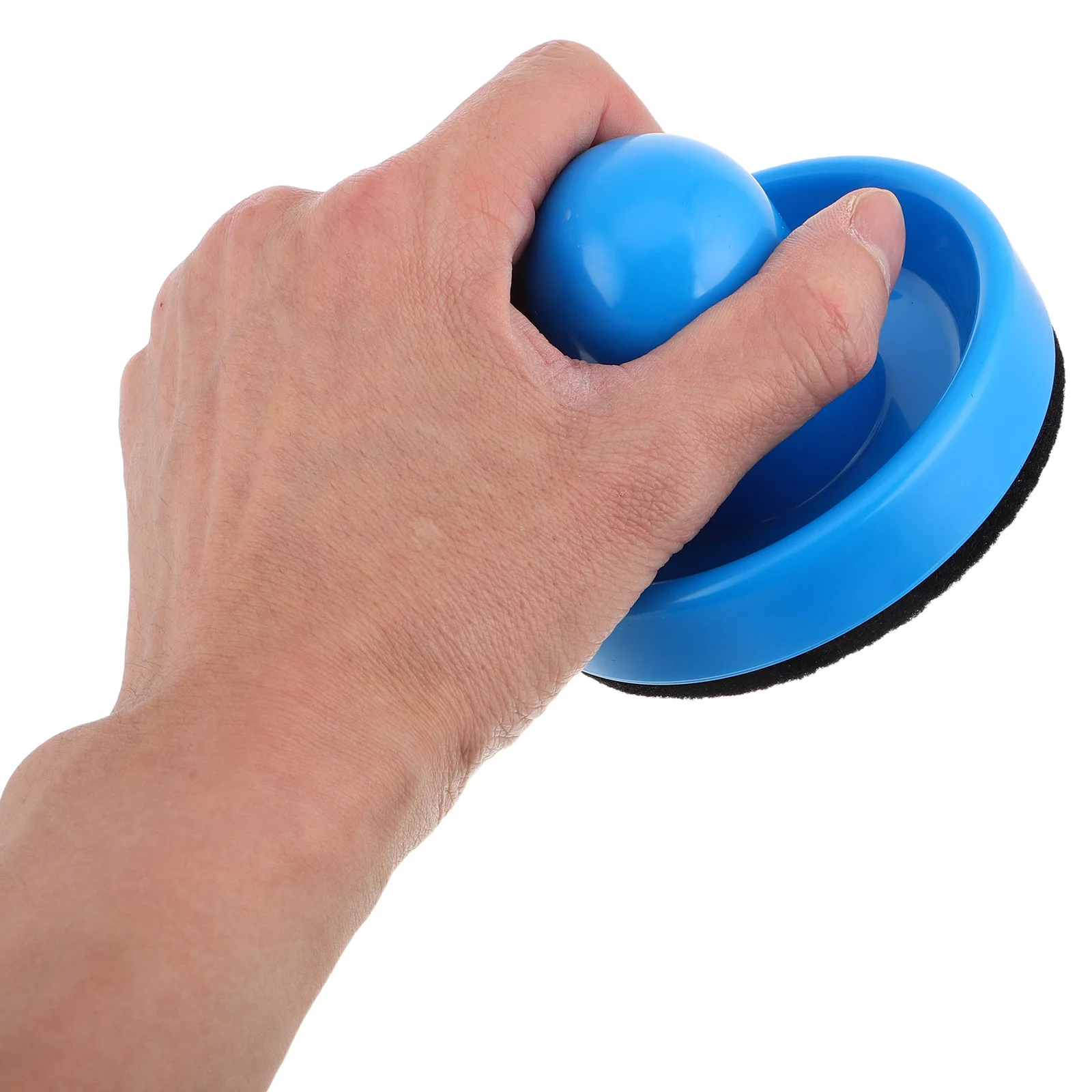 

Air Hockey Accessory Set Black Felt Pad and Sturdy Plastic Pusher Smooth Sliding Replacement Paddle Striker Table Game Parts