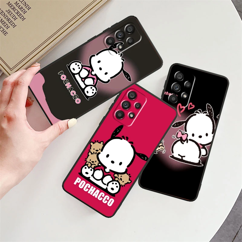 

Cinnamoroll Pochacco Cartoon For Samsung A53 A52 A33 A32 A51 A71 A21S A13 A73 A55 A22 A23 A35 A72 A54 A12 5G Black Back