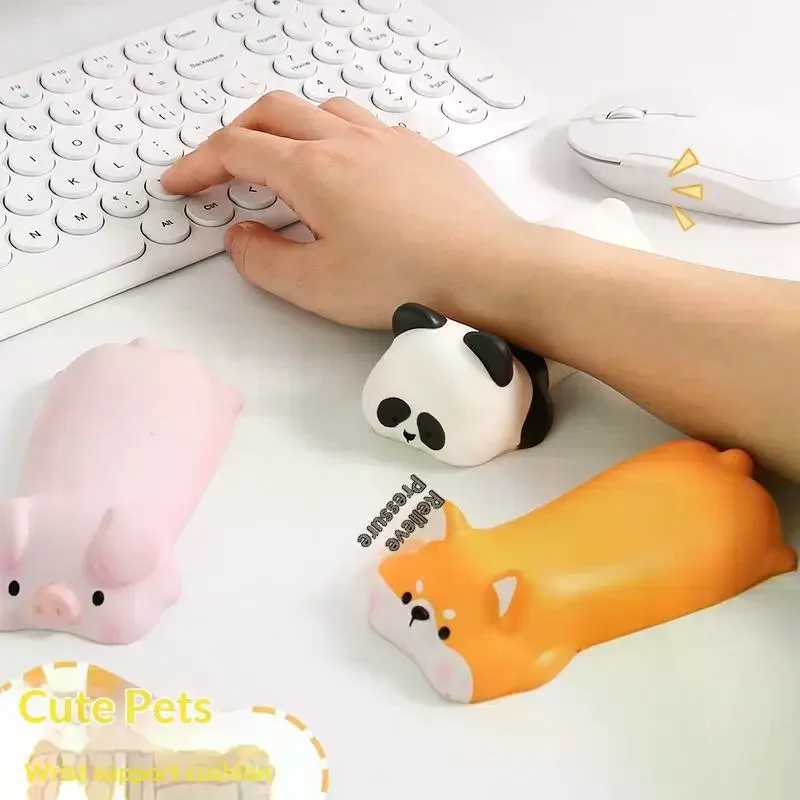 Decompression Mouse Pad/Wrist Pad Ergonomic Wrist Support Stress-relieving Toy For Office Computer Desk Gaming Mouse Keyboard
