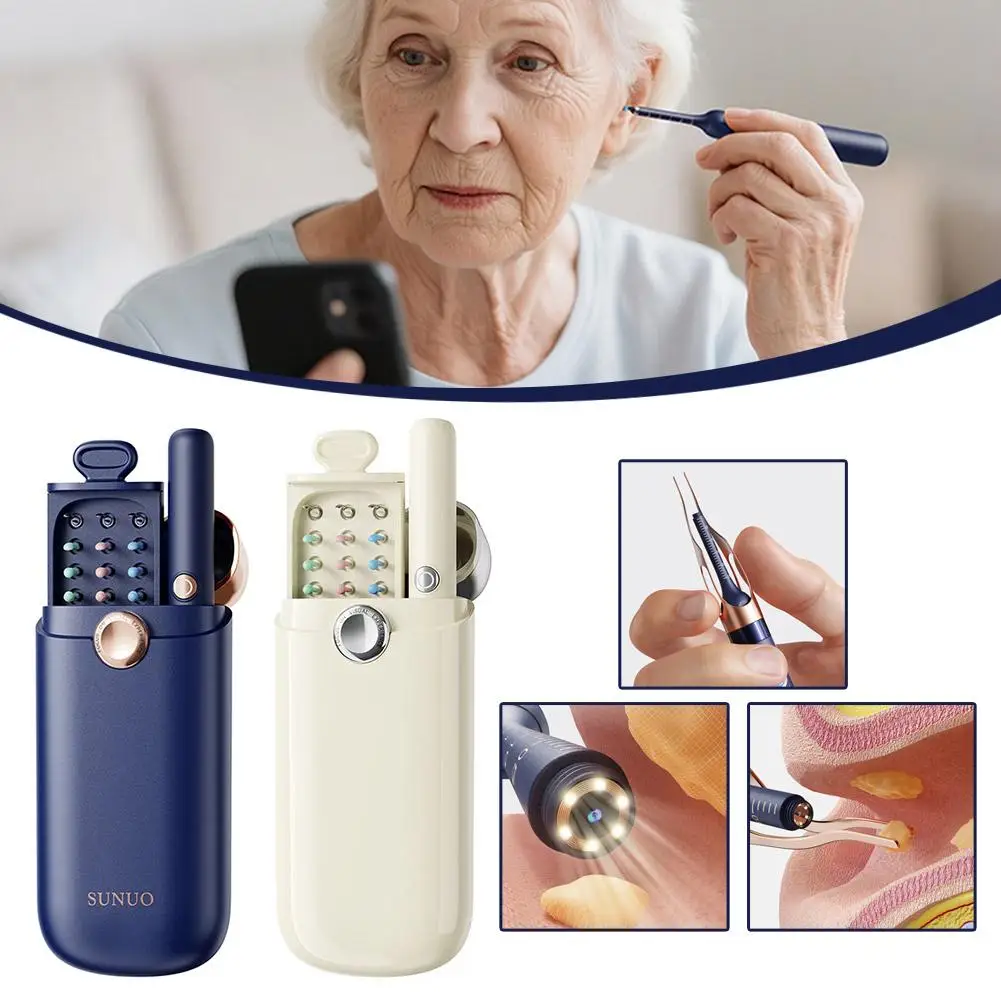 

HD Visual Ear Pick Rechargeable Ear Wax Removal Tool Earpick Picker Wax Cleaner Spoon Cleaning Removal Earwax Endoscope Ear V6Q9