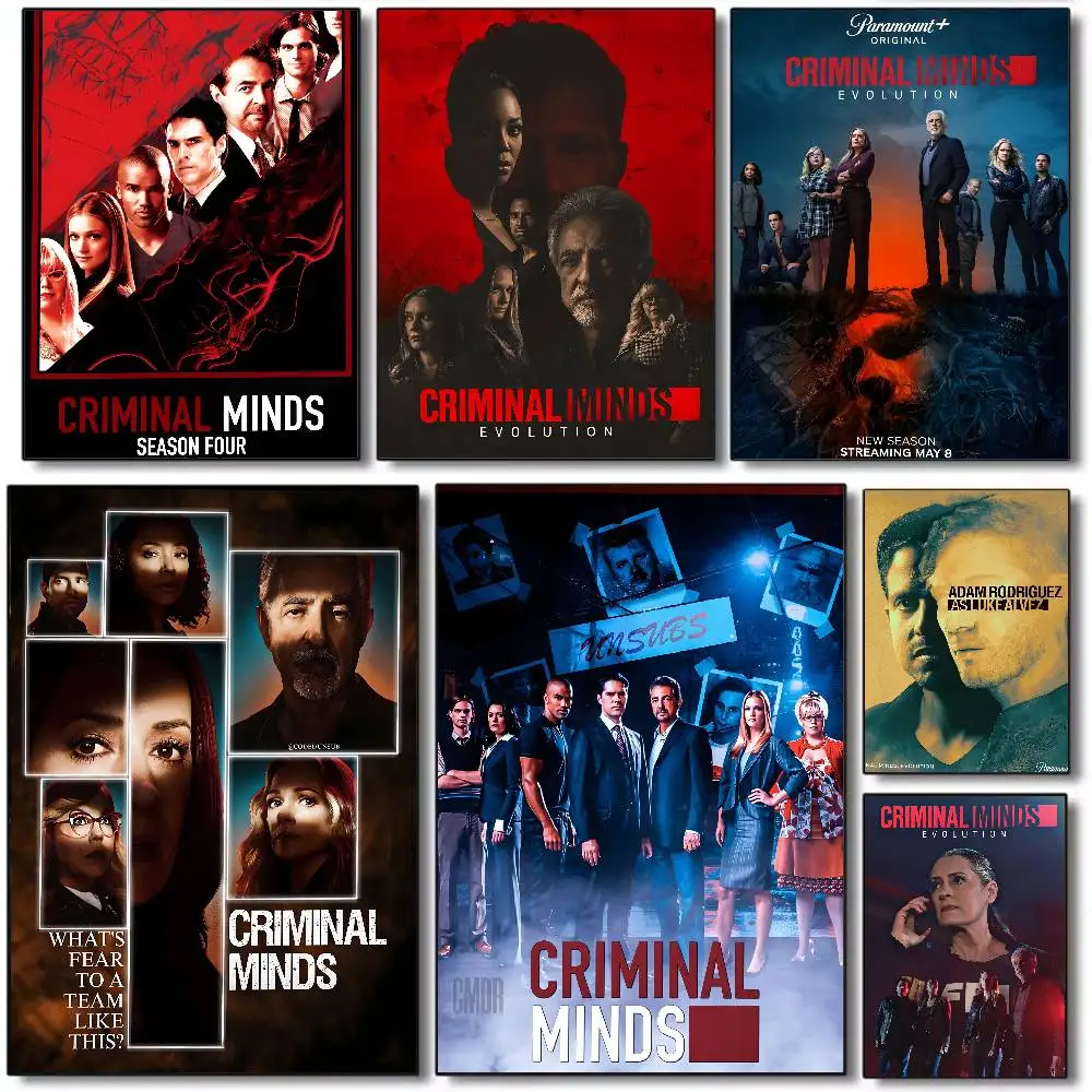 New TV Series Criminal Minds Evolution poster Art canvas advanced aesthetic Printing Paper Wall Art for Living Room Home Decor