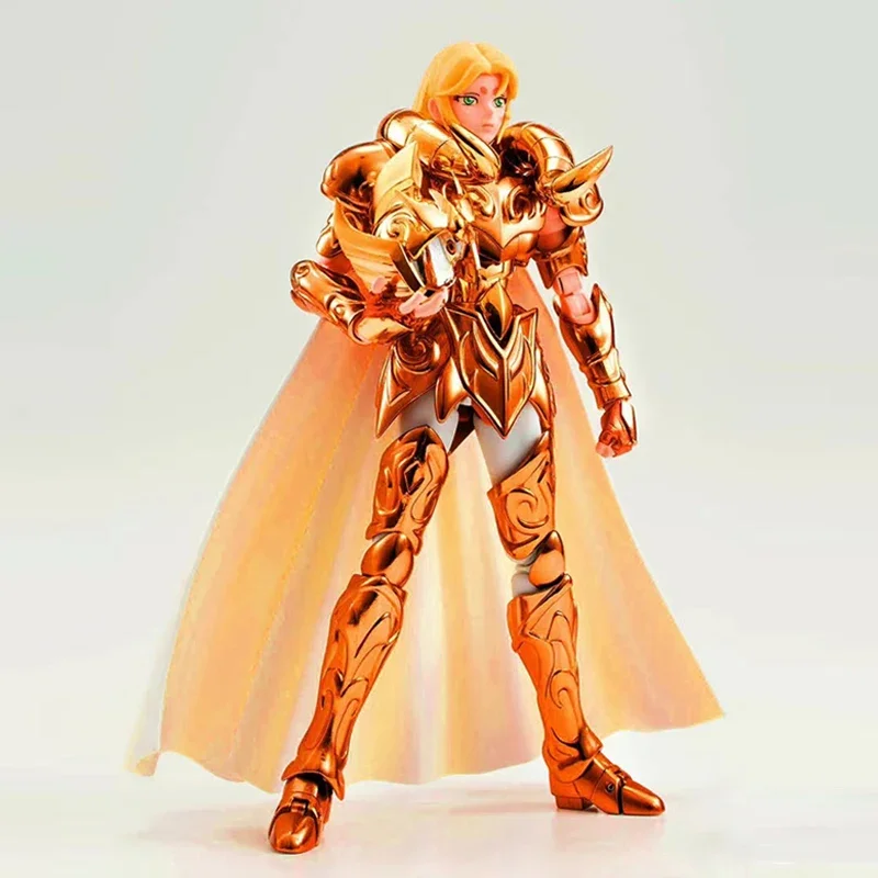 Figura de acción de caballeros del zodiaco, modelo CS Saint Seiya Myth Cloth EX Grand Pope Aries Mu con cabeza de moda dorada/24K/OCE, en Stock