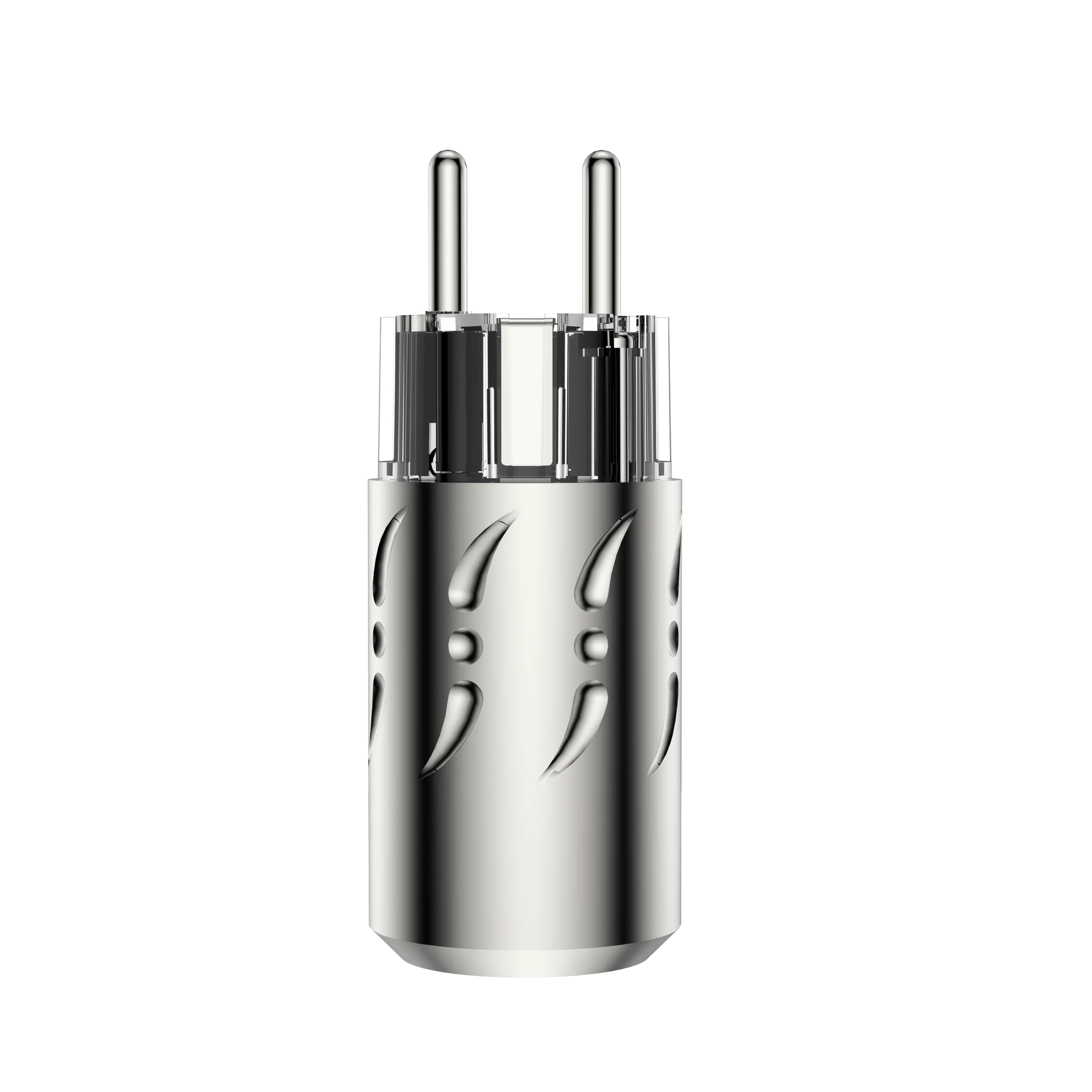 คู่ Viborg VE512S + VF512S อลูมิเนียมทองแดงบริสุทธิ์ Silver Plated Audio SCHUKO Power Connector ปลั๊ก IEC