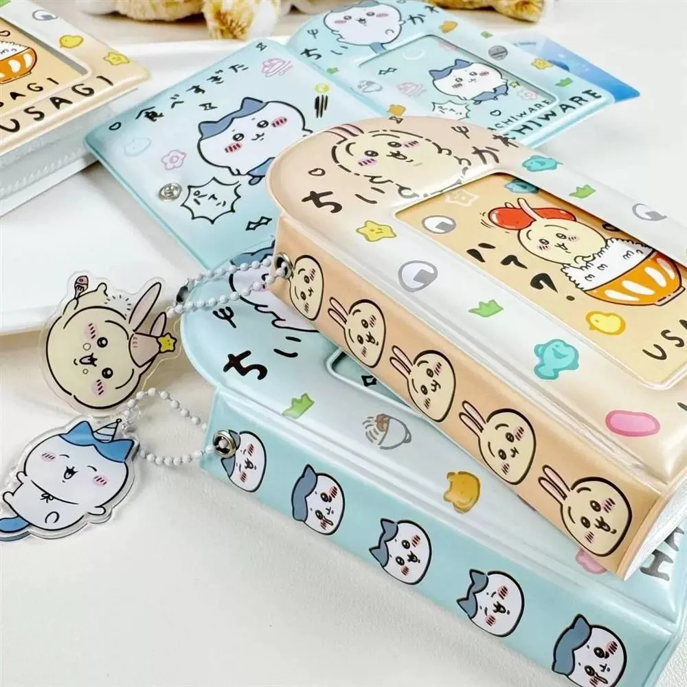 

Cartoon Chiikawa Hachiware Card Storage Book Cute Usagi Travel Postcard Collection Books Student Graduation Photo Memorial Books