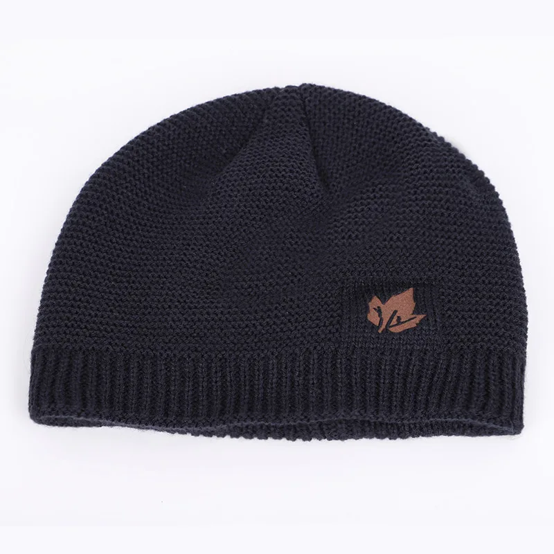 New winter knit hats men\'s and women\'s outdoor warm thickening plus velvet loose winter caps  brand winter ski male bone