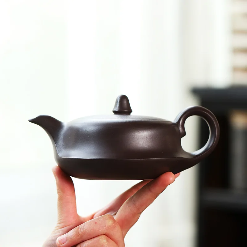 High Quality Yixing Baimu Purple Clay Handmade Teapot with Smooth Sailing Household Tea-Making Sets Croyed Pot