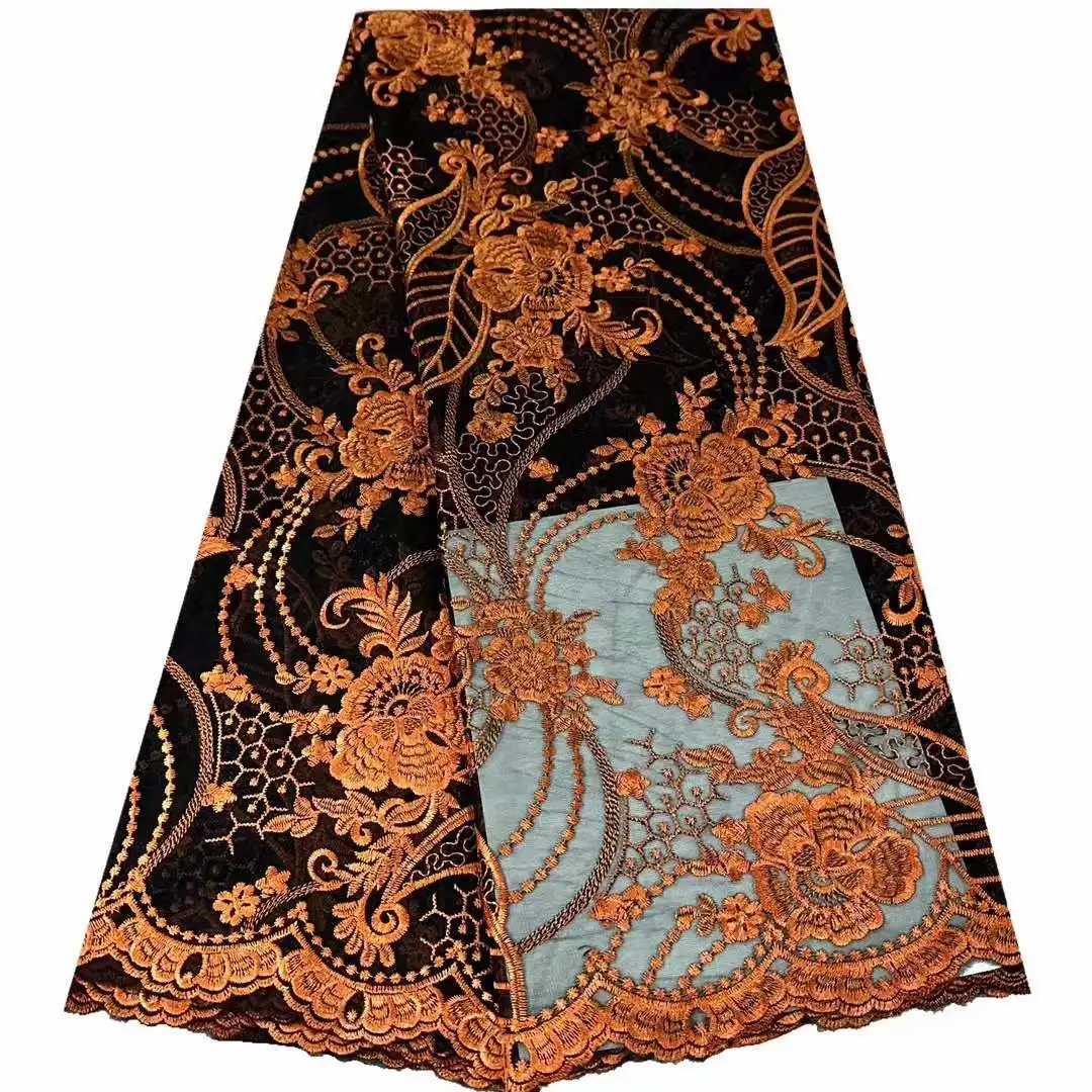 

African French Tulle Lace African Lace Fabric 2023 African Net Lace 5yards Nigerian Lace Fabric For Wedding cd