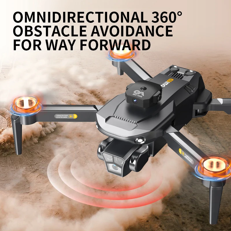 DWI D26 Rc Droneสามกล้องProfessionalการถ่ายภาพความสูงยึดหลีกเลี่ยงอุปสรรคBrushlessเฮลิคอปเตอร์Quadcopteแบบพับได้