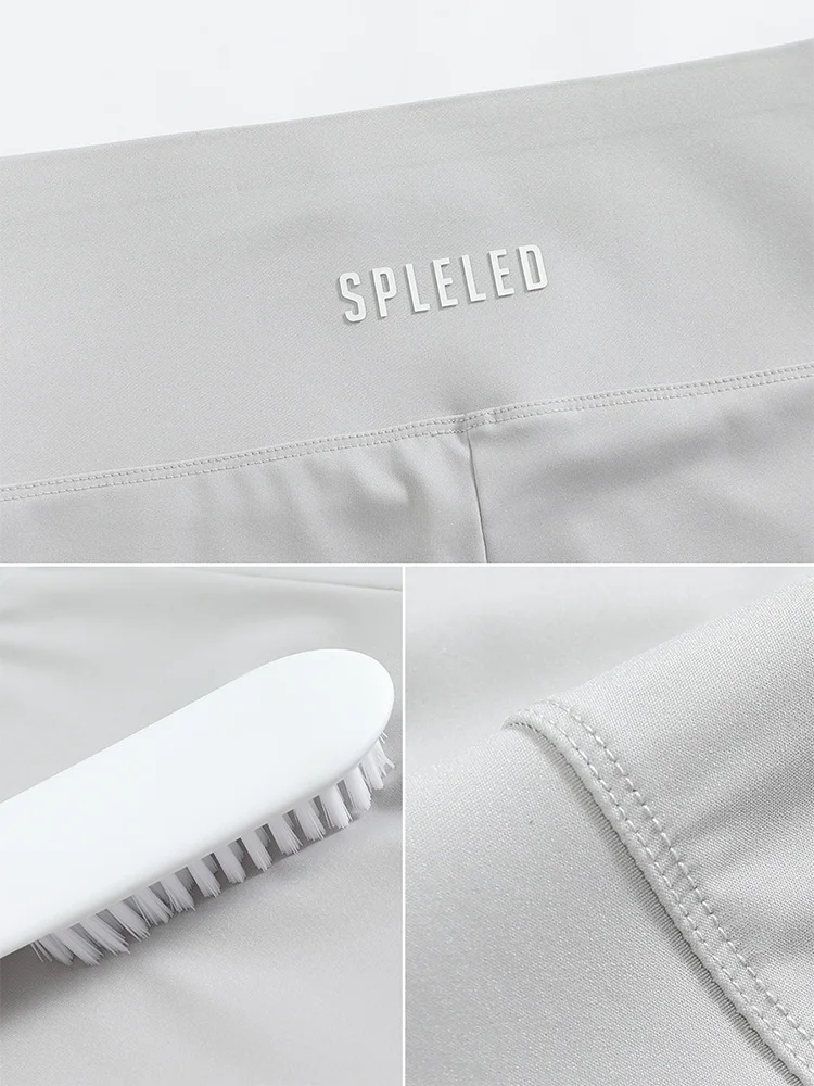 กางเกงโยคะผู้หญิงทรงกระชับเอวสูง ลายพิมพ์ด้านหลัง ช่วยยกกระชับสะโพก กางเกงขายาว