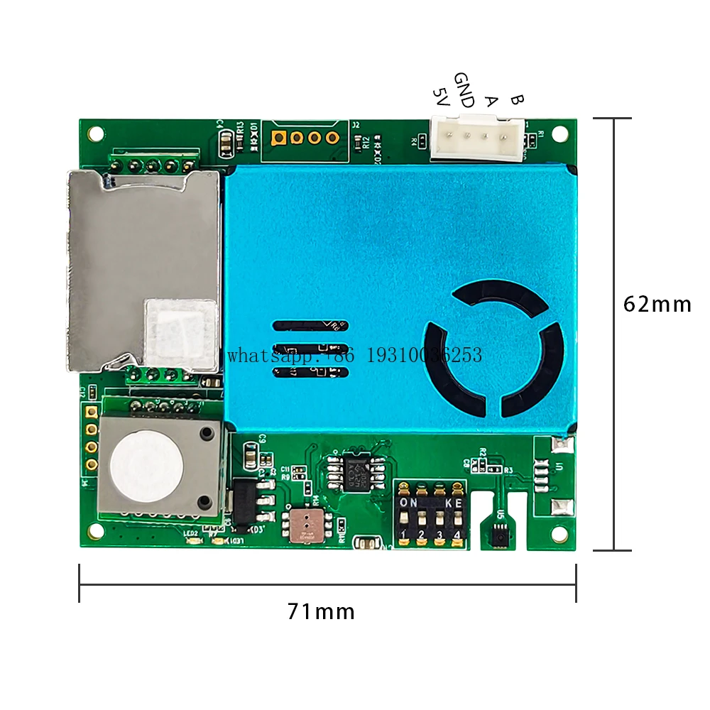 

YYS M701 7In1 Environmental Air Quality Sensor Module RS485 UART Output PM2.5 CO2 VOC HCHO Sensor With Temperature And Humid