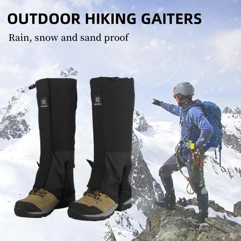 High Tube Waterproof Leg Covers Legging Gaiter Climbing Camping Hiking Ski Boot Travel Shoe Snow Gaiters Legs Protection