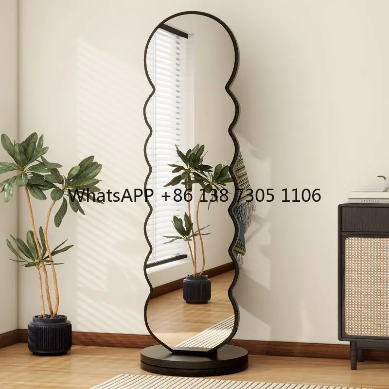 

Dressing, rotating wearing hanger, floor-to-ceiling vertical bedroom fitting, mobile stereoscopic floor-to-ceiling mirror