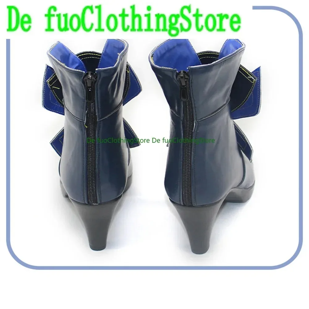 Buty do cosplayu Focalors Genshin Impact, buty do gry, anime, Halloween, Boże Narodzenie, sklep z odzieżą DefuoClothing