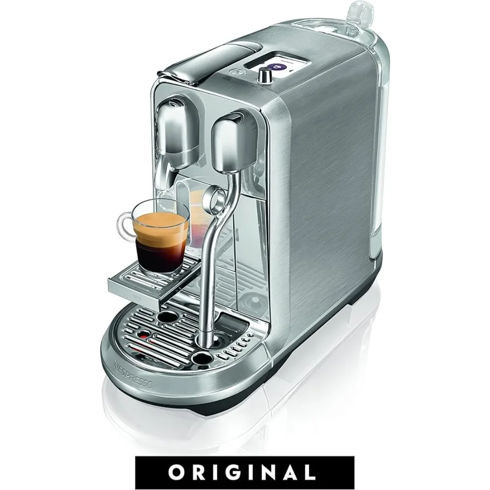 Nespresso Nespresso Creatista Plus Coffee Espresso Machine, Brushed Stainless Steel BNE800BSSUSC