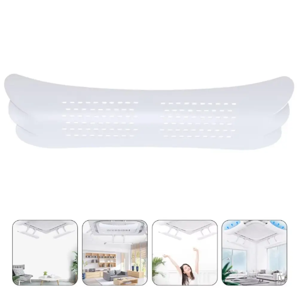 Central Air Conditioner Wind Deflector Anti-Direct Blowing Wing-Shaped Air Conditioner Shield Adjustable ABS Wind Shield Hotel