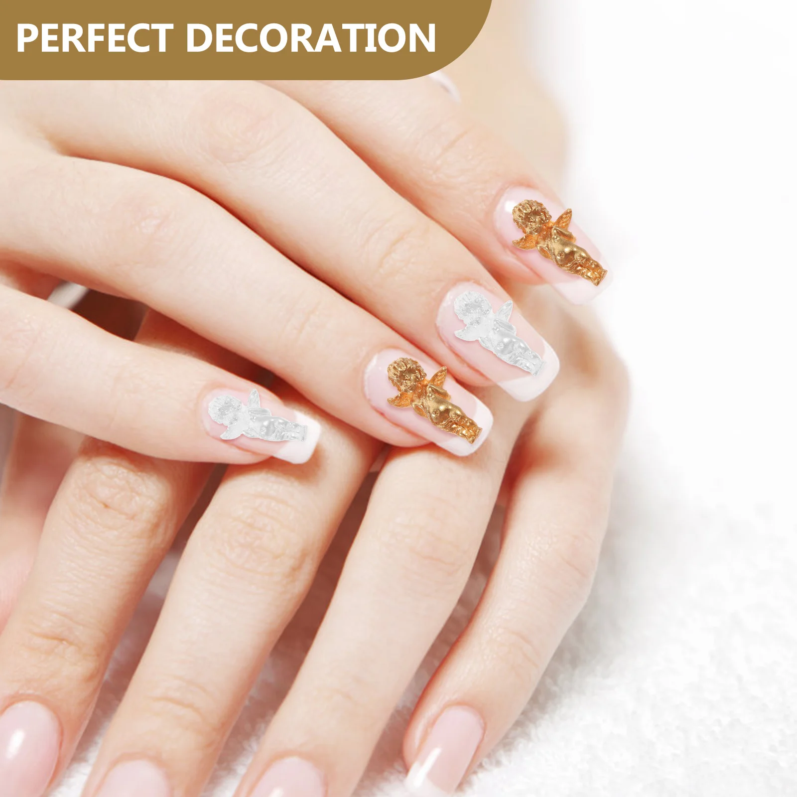 

80 Pcs Decorative Nail Charms Art Accessories Fingernail Embellishments Designs