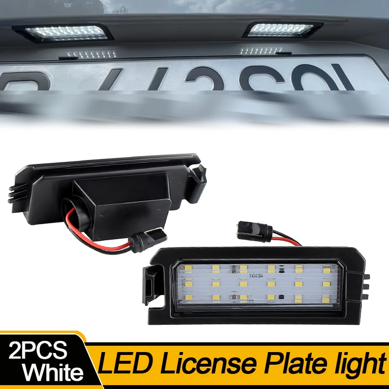 Luces LED para matrícula de 2 piezas para Hyundai Elantra N 2022+ i30 Sonata Veloster N 2019-2022 para Kia K5 2021+ Rio Niro
